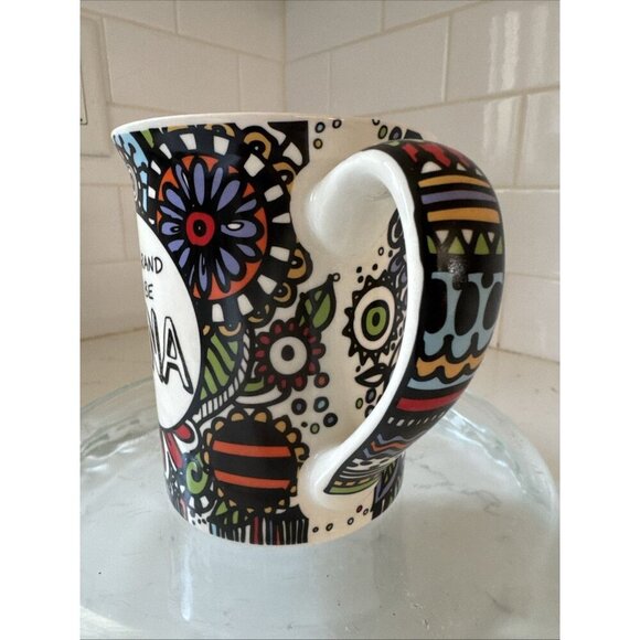 Lorrie Veasey our name is mud “It’s Grand To be Nana” Coffee Cup Mug - Picture 2 of 9